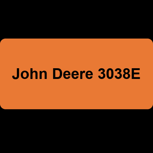 John Deere 3038E
